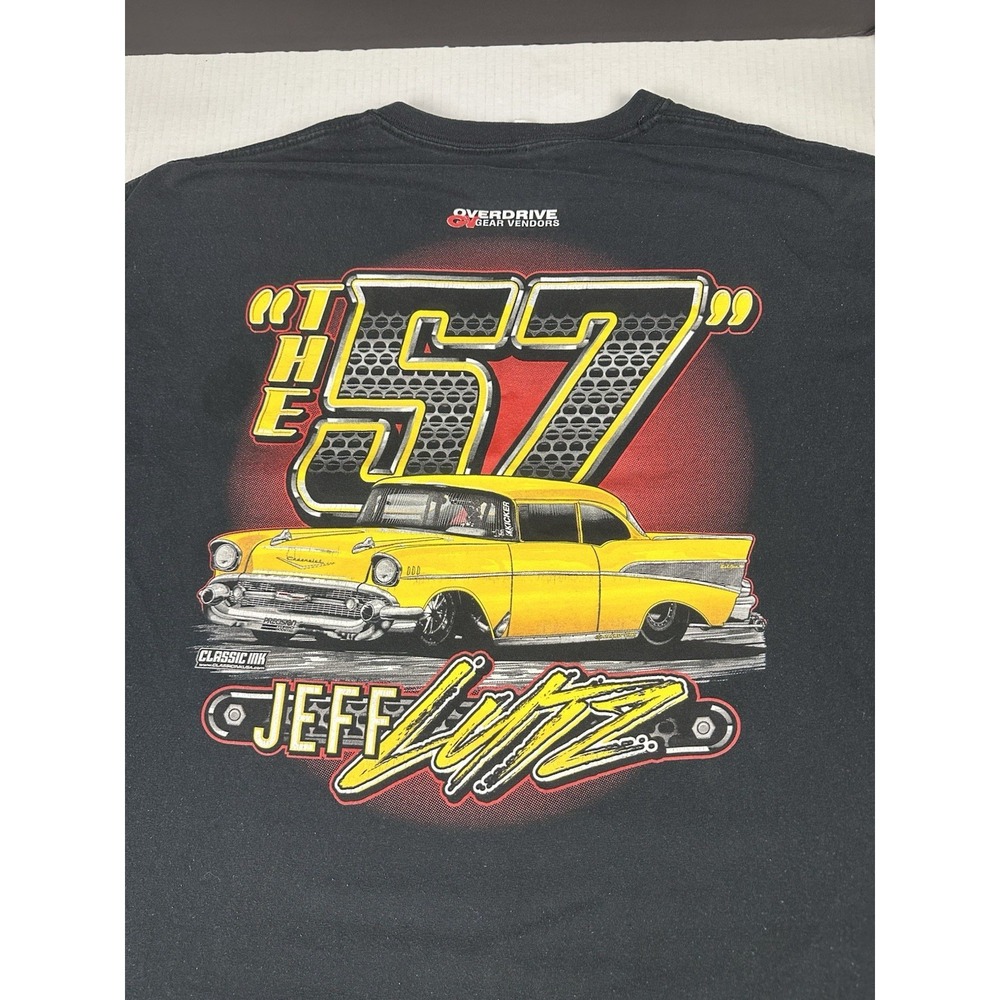 JEFF LUTZ TSHIRT 1957 CHEVY Mens Sz 5XL See Pictures For Condition Street Outlaw